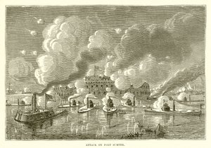 Angriff auf Fort Sumter von English School