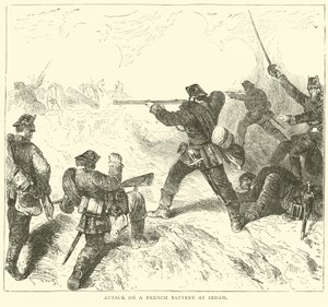 Angriff auf eine französische Batterie bei Sedan, September 1870