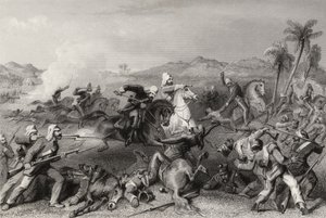 Angriff auf die Sealcote-Meuterer durch General Nicholsons unregelmäßige Kavallerie im Jahr 1857, aus 