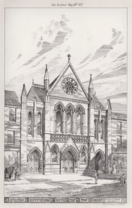 Augustiner Kongregational Kirche, Friar Street, Reading von English School