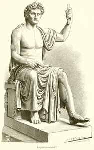 Sitzender Augustus von English School