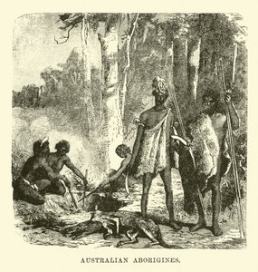 Australische Aborigines von English School