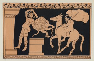 Bacchus und Xanthias von English School