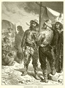 Waldläufer und Indianer von English School