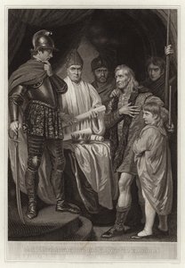 Baliol übergibt seine Krone an Eduard I. von English School