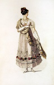 Ballkleid, Modeplatte aus Ackermann