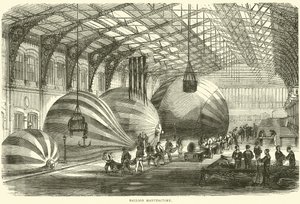 Ballonfabrik, Oktober 1870 von English School
