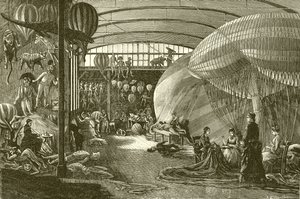 Ballonfabrik in Paris von English School