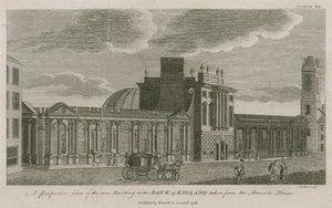 Bank of England, Westflügel hinzugefügt von Sir Robert Taylor, 1783