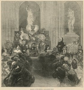 Bankett der Bürgermeister im Mansion House von English School