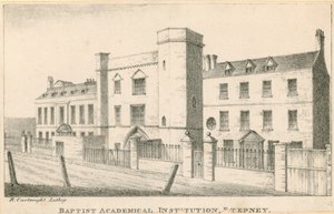 Baptistische Akademische Institution, Stepney, London von English School
