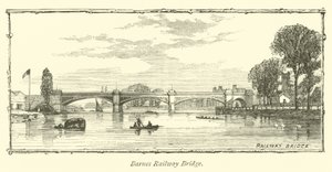 Barnes-Eisenbahnbrücke von English School