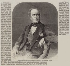 Baron Gros, der neu ernannte französische Botschafter am Hof von St. James