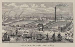 Barrow Flachs- und Jutemühlen von English School
