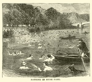 Baden im Hyde Park von English School