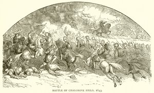 Schlacht von Chalgrove Field, 1643 von English School