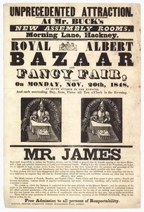 Basar und Fancy Fair, 20. November 1848 von English School