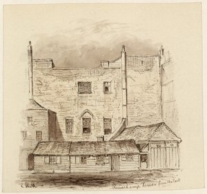 Beauchamp Tower von Osten (Tinte auf Papier) von English School