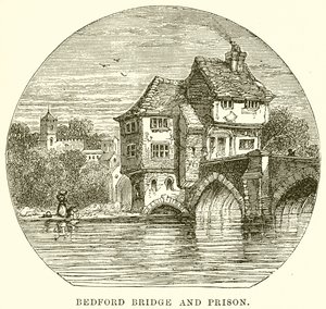 Bedford Brücke und Gefängnis von English School