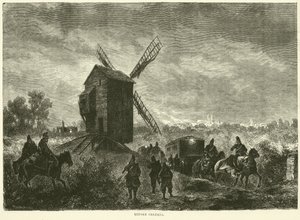 Vor Orleans, November 1870 von English School