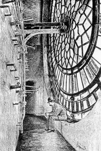 Hinter dem Zifferblatt von Big Ben