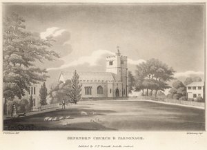 Benenden Kirche und Pfarrhaus von English School