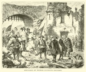 Bernhard von Weimar betritt Regensburg von English School