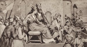 Bertha, Frau von Aethelbert, König von Kent von English School