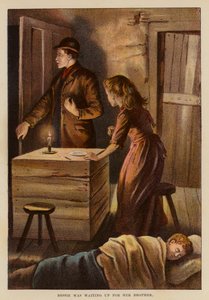 Bessie wartete auf ihren Bruder von English School