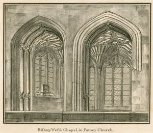 Bischof Wests Kapelle, Putney-Kirche, London von English School
