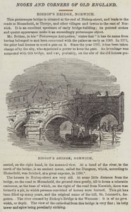 Bischofsbrücke, Norwich von English School