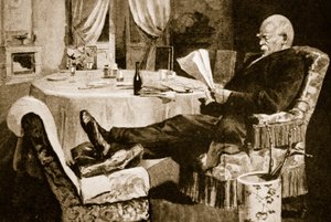 Bismarck gönnt sich eine kurze Pause von den Staatsgeschäften von English School