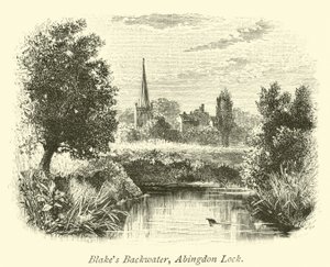 Blakes Backwater, Abingdon Schleuse von English School