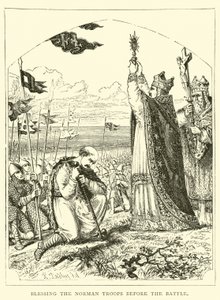Segnung der normannischen Truppen vor der Schlacht von English School