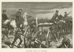 Blüchers Marsch nach Waterloo von English School
