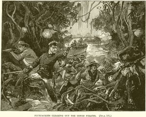 Matrosen räumen die Kongo-Piraten aus von English School