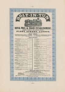 Bolt-in-Tun Royal Mail & Coach Establishment von English School