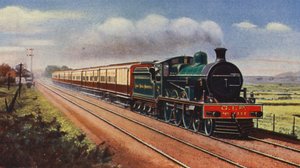 Bombay-Calcutta Mail auf der Great Indian Peninsula Railway von English School