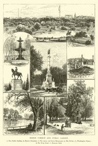 Boston Common und Öffentlicher Garten von English School