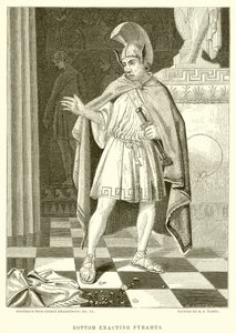 Bottom spielt Pyramus von English School