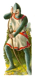 Bogenschütze von König Wilhelm, 1066-67 n. Chr. von English School