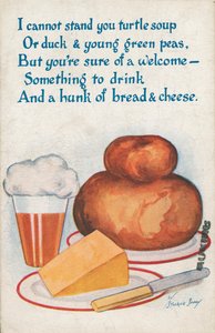 Brot, Käse und Bier