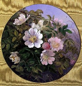 Heckenrosen, um 1890 von English School
