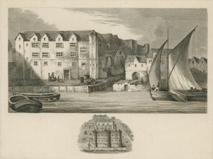 Bridewell Palace am Ufer der Themse