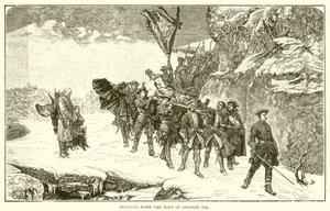 Heimführung des Leichnams von Karl XII. von English School