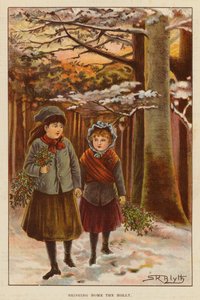 Das Heimbringen des Stechpalmenzweigs von English School