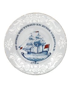Bristol Delft Teller, wahrscheinlich Richard Frank of Redcliffe von English School