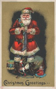 Britische Weihnachtskarte von English School
