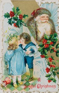 Britische Weihnachtskarte von English School