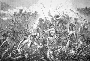Britischer Angriff auf Fort Ticonderoga am 8. Juli 1758